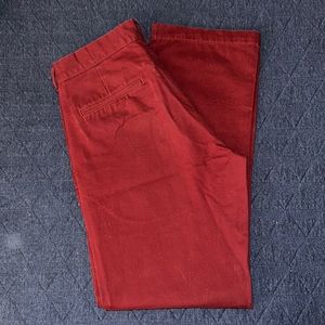 Men’s Cherry Red Dress Pants